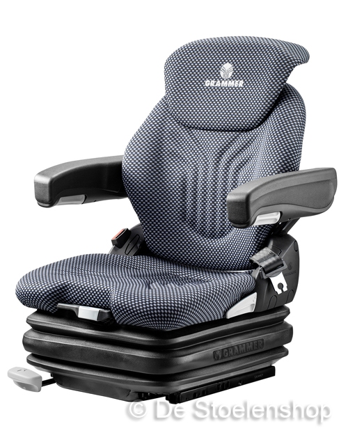 Grammer Primo XL luchtgeveerde stoel 12 Volt stof