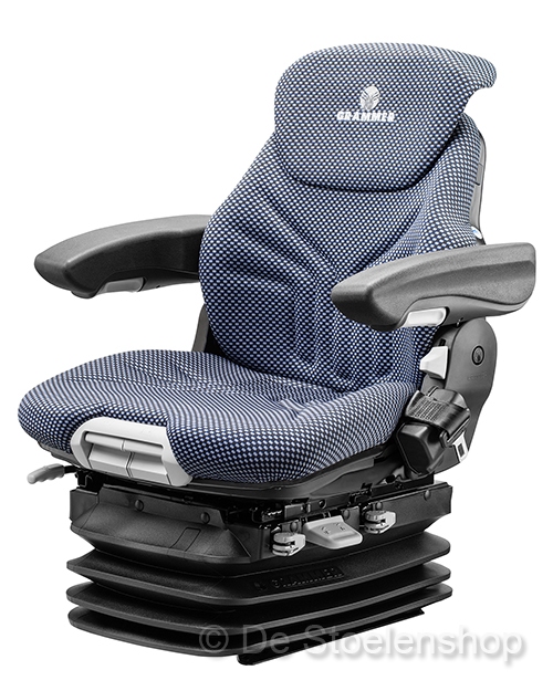 Grammer Maximo XXL luchtgeveerde stoel stof blauw-zwart