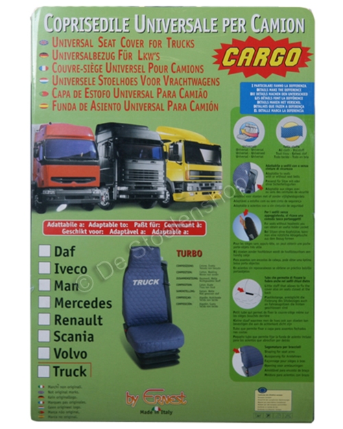 Overtrekhoes / beschermhoes voor vrachtautostoel