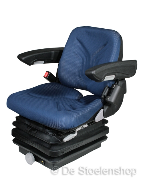 Grammer mechanisch geveerde stoel DS85/H90 stof blauw