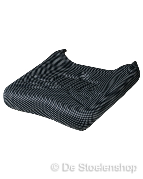 Zitkussen tbv heftruckstoel Grammer MSG20 stof blauw-zwart