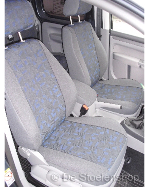 voldoende Maak een bed Buitensporig Stoelhoes voor bestuurders- of bijrijdersstoel Grijs/Blauw