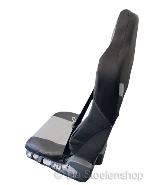 2-delige hoesset voor ISRI 6860.875NTS stoel zwart/grijs