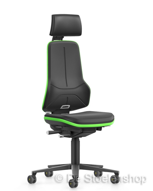 Bimos ESD stoelen Neon XXL met verstelbare hoofdsteun