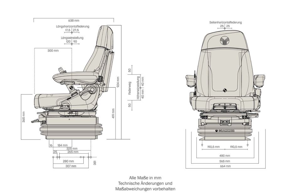 Grammer Maximo XT Dynamic Plus Up DUALMOTION