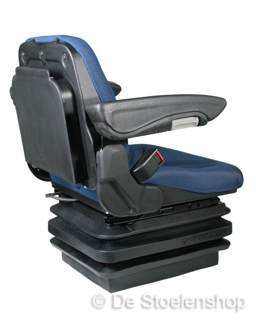Grammer mechanisch geveerde stoel DS85/H90 stof blauw