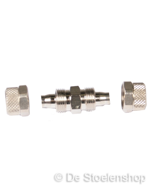 Opsteek koppeling rechte verbinding 8 mm