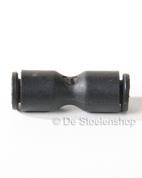 Push-in koppeling voor het verbinden van 4 mm. luchtslang