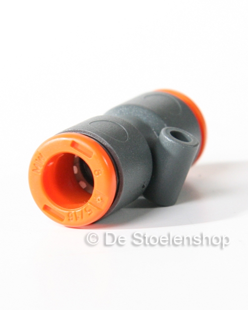 Push-in koppeling voor het verbinden van 8 mm. luchtslang