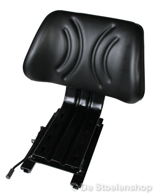 STAR ongeveerde heftruckstoel / bovendeel F003 PVC zwart