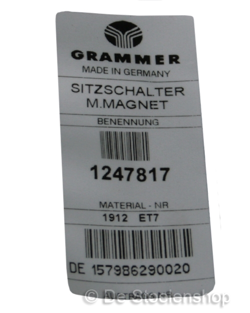 Stoelschakelaar Grammer Maximo-Actimo 3-polig CNH / SDF