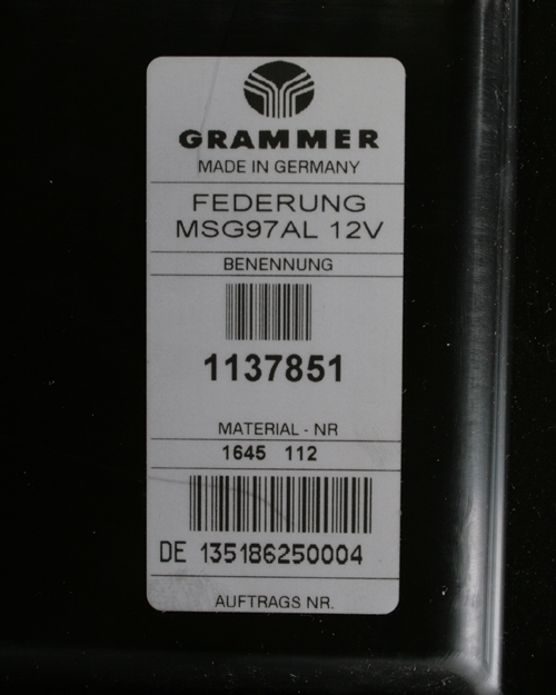 Veersysteem luchtgeveerd Grammer MSG97AL 12 V