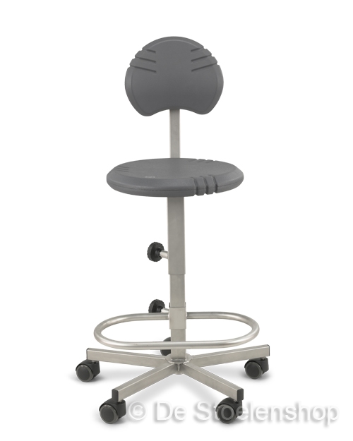Werkplaatsstoel Score Pico RVS