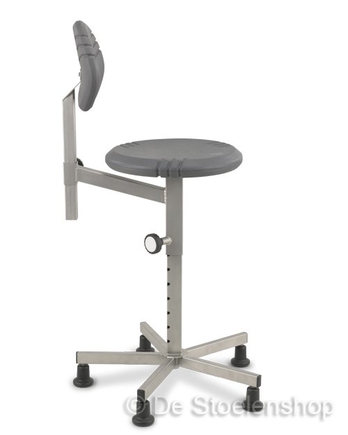 Werkplaatsstoel Score Pico RVS