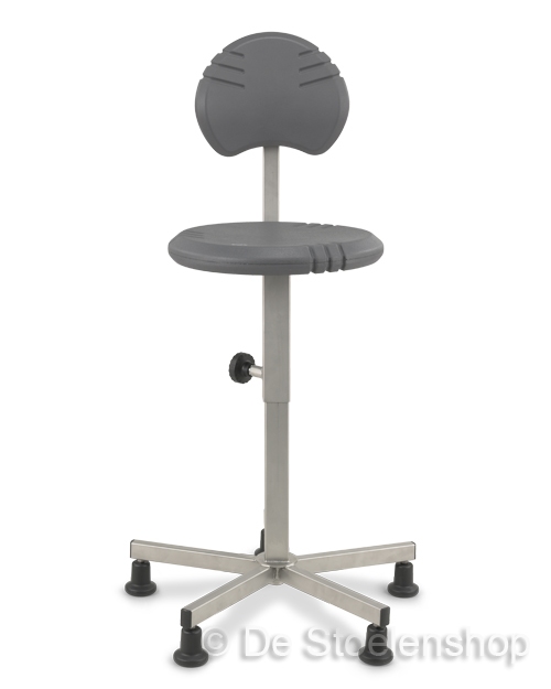 Werkplaatsstoel Score Pico RVS