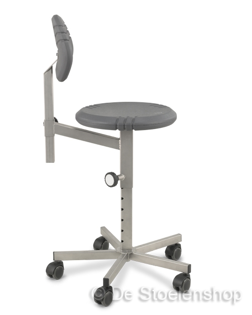 Werkplaatsstoel Score Pico RVS
