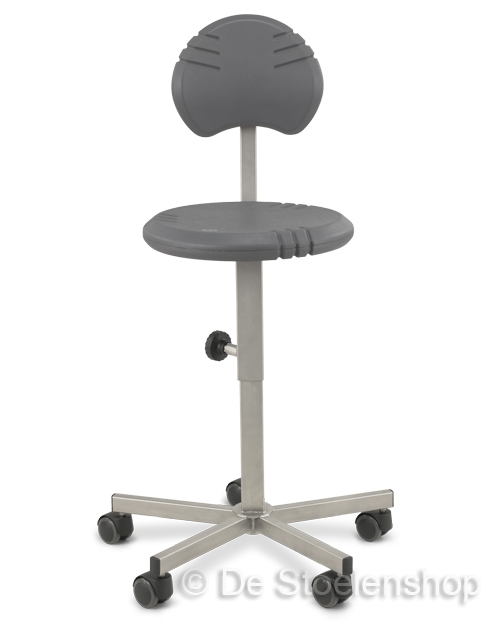 Werkplaatsstoel Score Pico RVS