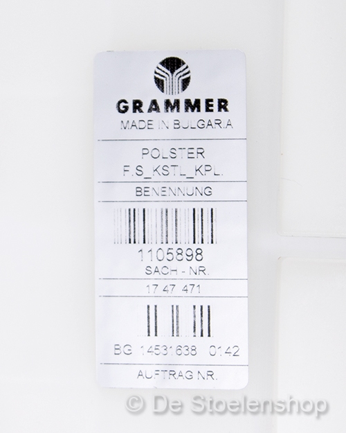 Zitkussen origineel Grammer t.b.v. Grammer B12 PVC