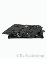 Draaiplaat 2 x 20° linksbediend KAB 85 vering