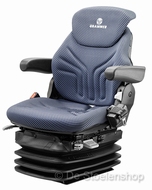 Grammer Maximo L luchtgeveerde stoel stof blauw-zwart