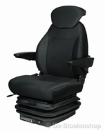 Mechanisch geveerde stoel E85/C1 STOF met arml. en rugverl.