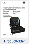 A54042CE-AG1127771 Grammer heftruckstoel met stoelschakelaar mechanisch B12