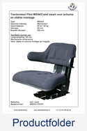 MS54017STOF Pilot voor schuine en vlakke montage stof mechanisch MS44-2