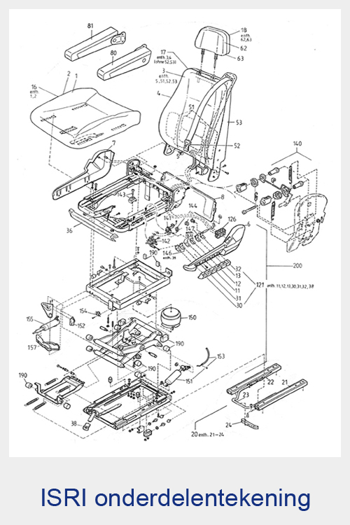 ISRI onderdelentekening